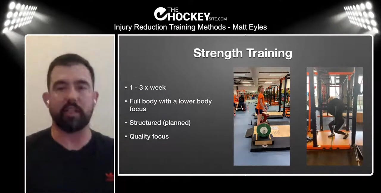 Injury Reduction Training Methods