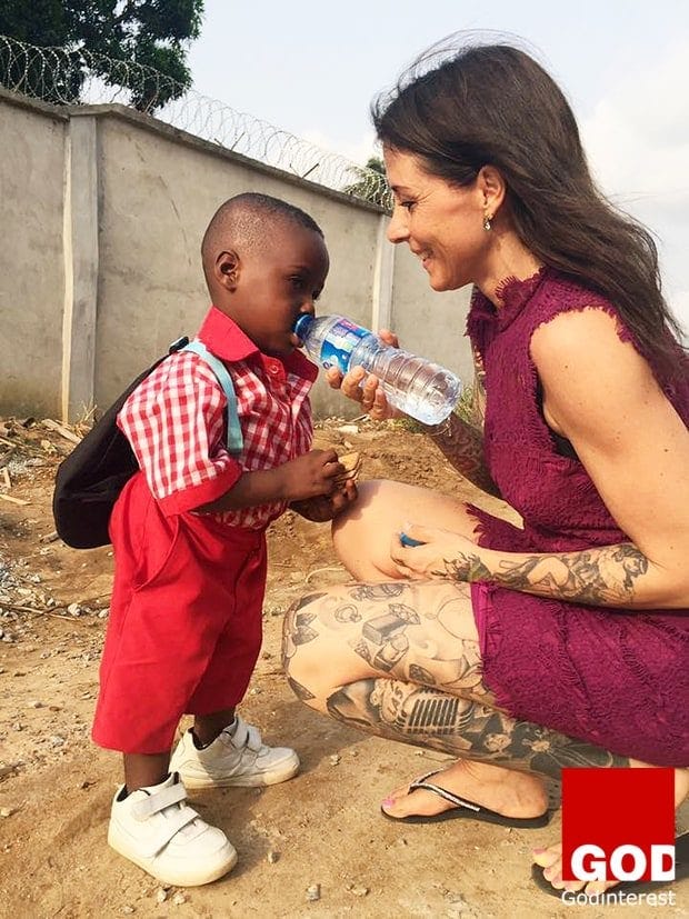 Heartbreaking images were shared on social media two months ago of the Nigerian toddler, named Hope, 