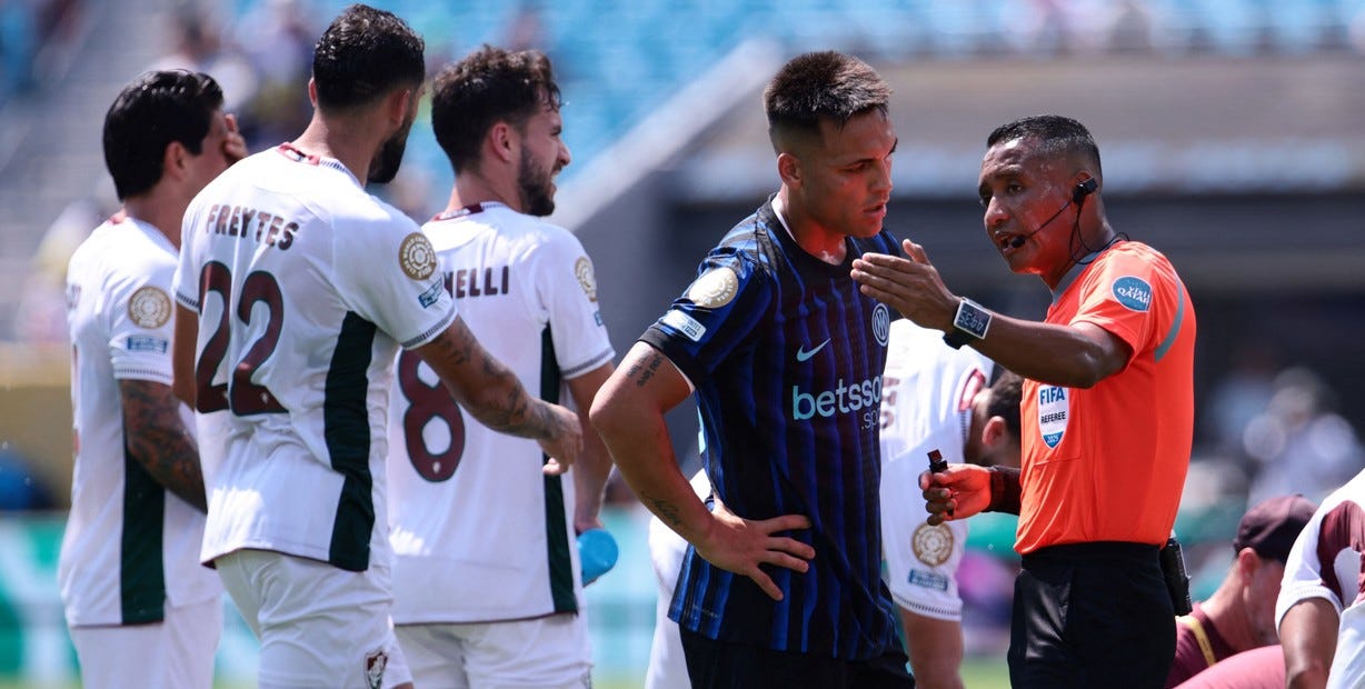 La bronca de Lautaro Martínez con el provocador Renato Gaúcho, DT de Fluminense: le cortó una contra al Inter y el Toro y sus compañeros explotaron