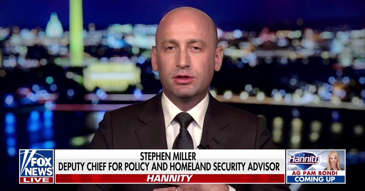 Stephen Miller explains why he's waited all his life for Trump's 'big,  beautiful bill'