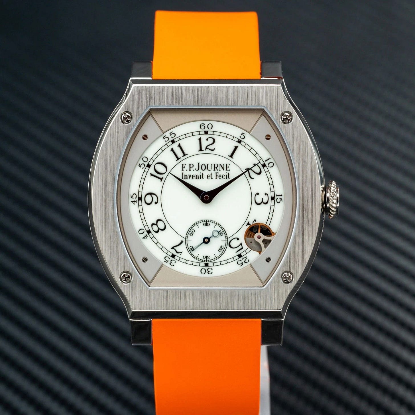 2018 F.P. Journe Élégante 48 MM Titanium / White / Arabic / Strap Élégante 48 MM Titanium Listing Image 1