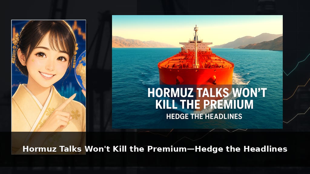 Hormuz Talks Won't Kill the Premium—Hedge the Headlines Hormuz Talks Won't Kill the Premium—Hedge the Headlines
