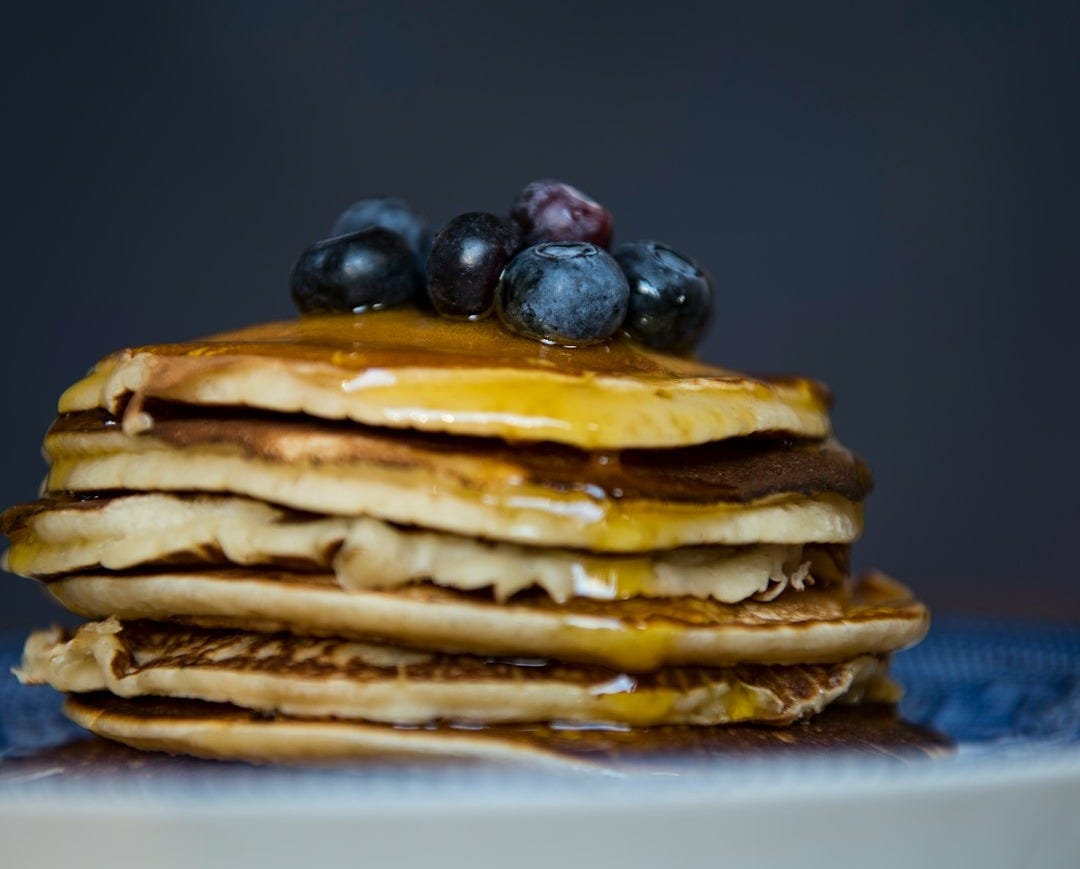 pan cakes with blueberries pan cakes with blueberries