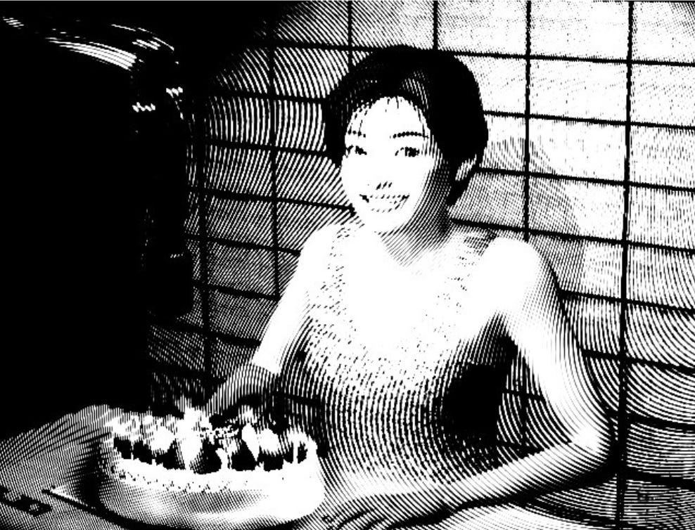 A collection of stylized images featuring Kyoko Date, Japan’s first virtual idol from the late 1990s, rendered in early CGI. The visuals—ranging from magazine covers to promotional artwork—reflect the digital aesthetics of the era and serve as visual anchors for a long-form essay on AI, cyber-anxiety, and the digital self. The article explores how identity, memory, and style are compressed in virtual environments, drawing parallels between Kyoko’s limitations as a rendered being and the contemporary fear of AI-driven imitation and obsolescence in creative industries.