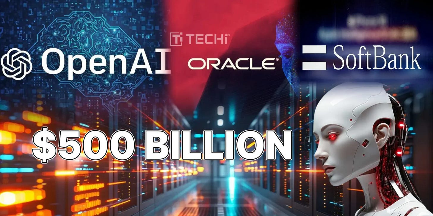 OpenAI, Oracle, and SoftBank to build five AI data centers under $500B Stargate  project - The AI Oppportunity