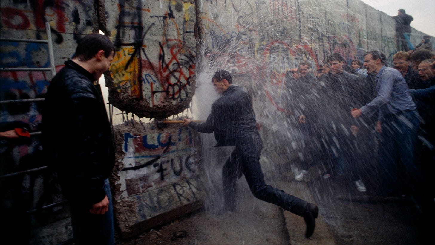 Tearing Down The Berlin Wall