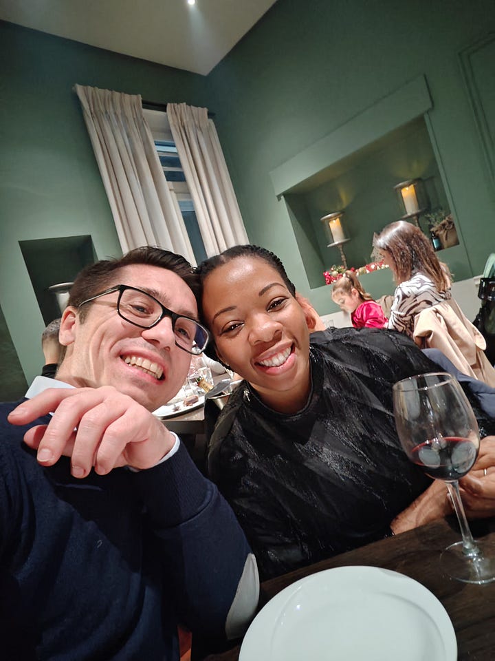 a couple photos and a dish from Mani Mani