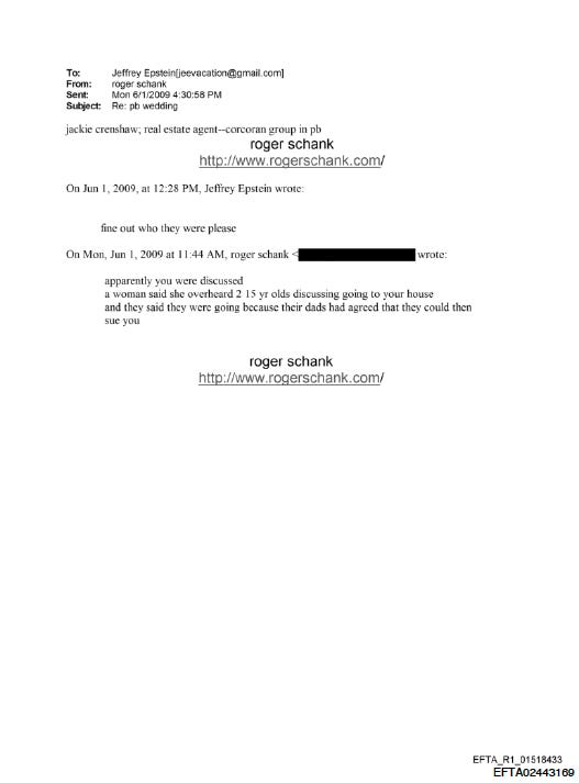Epstein email referencing a Corcoran Group real-estate agent (2009). Corcoran appears repeatedly throughout the Epstein Files as a brokerage involved in property movements and logistical handling.