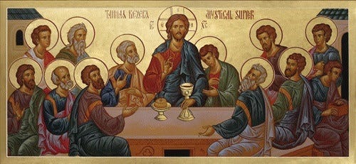 Mystical Supper Orthodox Icon - BlessedMart Mystical Supper Orthodox Icon - BlessedMart