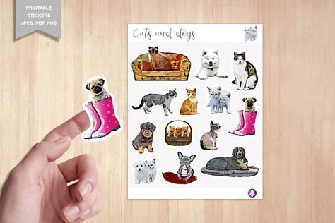 Practicals Stickers Creative Ways to Use Printable Stickers: Adding Personality to Everyday ...