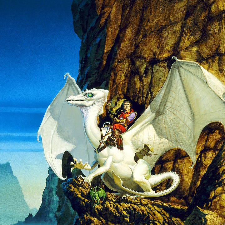 THE WHITE DRAGON - The Art of Michael Whelan