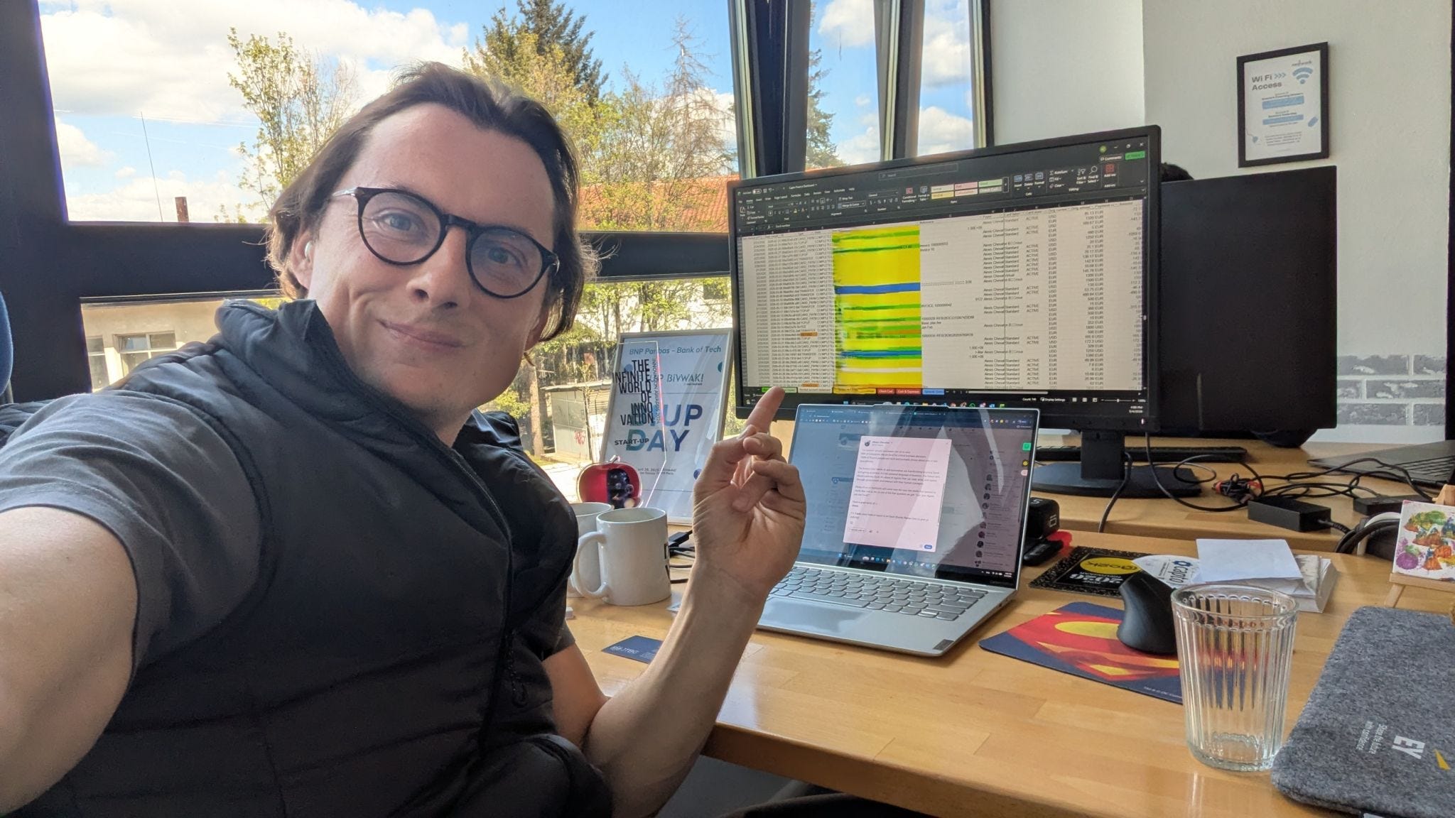 "God bless Bill Gates, we have Excel, and still for a long time"