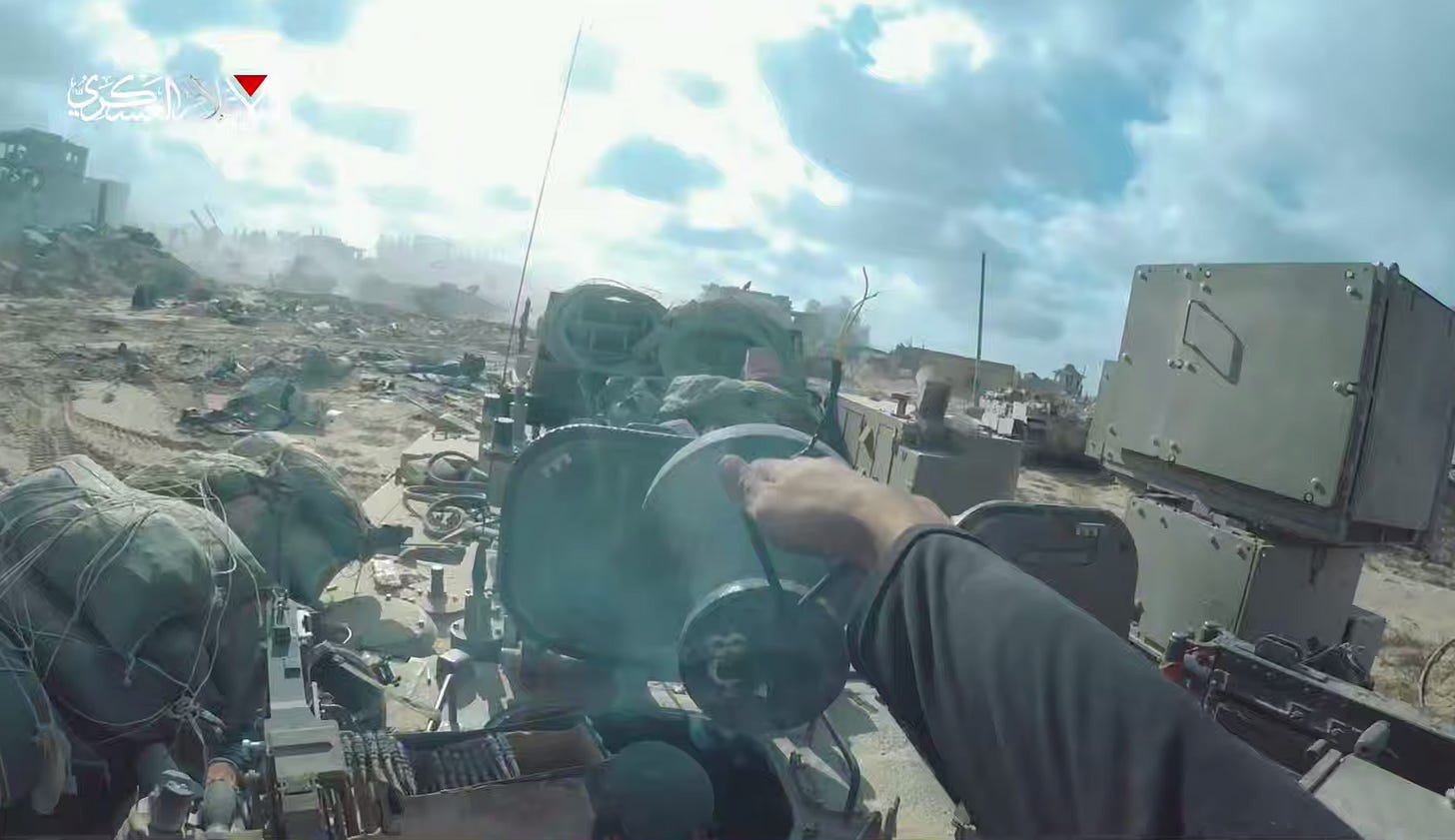 Watch: Stunning Hamas footage shows troop carrier blast that burned 7 Israelis alive - Palestine Will Be Free