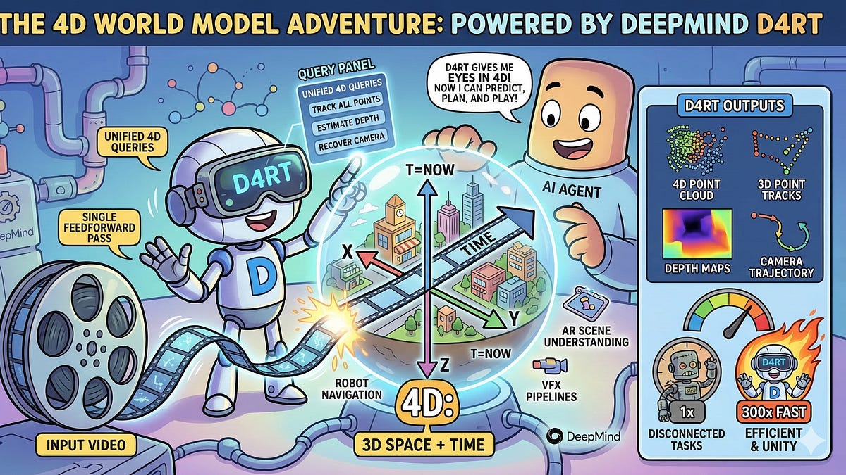 The Sequence Knowledge #821: 4D and World Models and the Amazing DeepMind D4RT