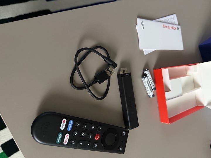 The first 4K Fire TV Stick with Direct Power.