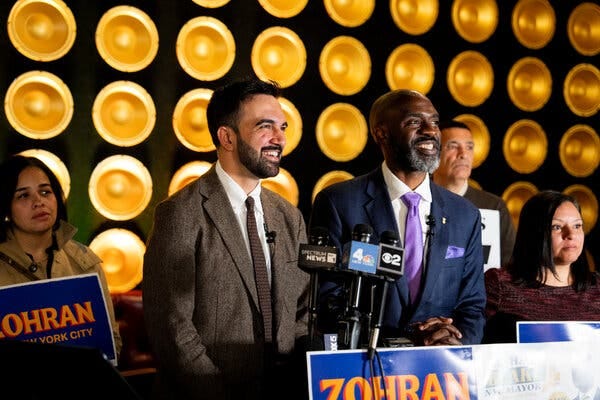 Zohran Mamdani and Michael Blake Cross-Endorse in N.Y.C. Mayor's Race - The  New York Times