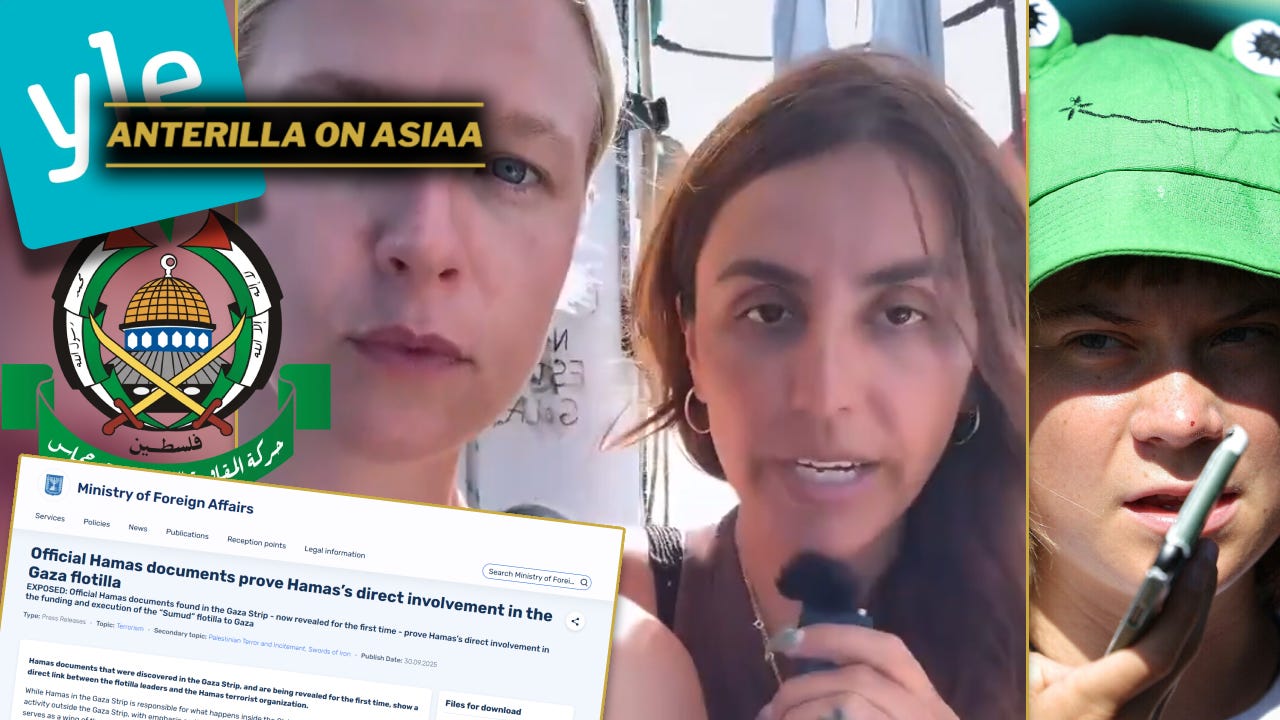 Täysin taholleen toisen propagandaristeilynsä aikana, useita viikkoja tekastuihin “Israelin hyökkäyksiin” vedoten paikoillaan seissyt islamistien ja sosialistien, Hamasin omistama laivue “Sumud Flotilla” saapui Israelin vesirajoille juutalaisen juhlapäivän, Jom Kippurin, aikana. Täysin taholleen toisen propagandaristeilynsä aikana, useita viikkoja tekastuihin “Israelin hyökkäyksiin” vedoten paikoillaan seissyt islamistien ja sosialistien, Hamasin omistama laivue “Sumud Flotilla” saapui Israelin vesirajoille juutalaisen juhlapäivän, Jom Kippurin, aikana.