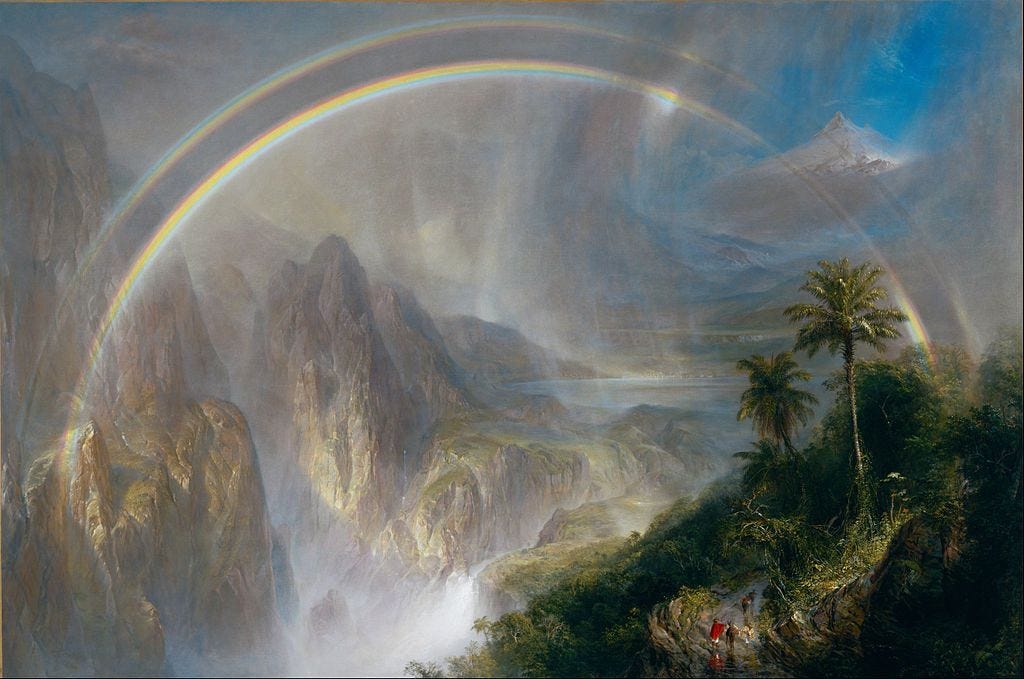 Rainbows in Art | Hudson river school, American art, Art google