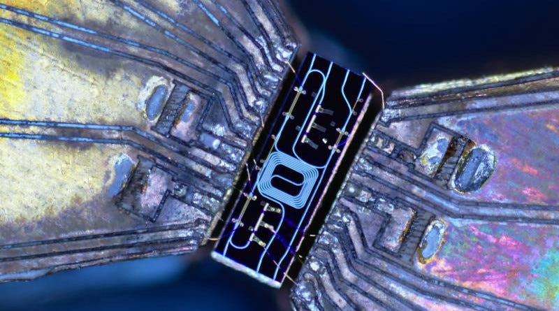 New chip-based devices contain all the optical components necessary for quantum key distribution. The cost-effective platform is designed to facilitate citywide networks. CREDIT Henry Semenenko, University of Bristol New chip-based devices contain all the optical components necessary for quantum key distribution. The cost-effective platform is designed to facilitate citywide networks. CREDIT Henry Semenenko, University of Bristol