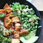 Hot Honey Salmon Grain Bowl
