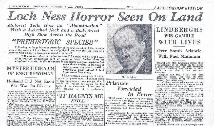 LOCH NESS MONSTER: Nessie On Land: The Spicers Story LOCH NESS MONSTER: Nessie On Land: The Spicers Story