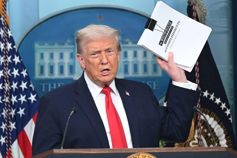 Live updates: Trump defends ICE tactics and complains about NATO and Norway  during White House briefing