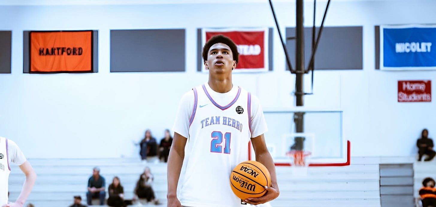 Wisconsin Badgers in the mix for 2027 in-state forward Donovan Davis 
