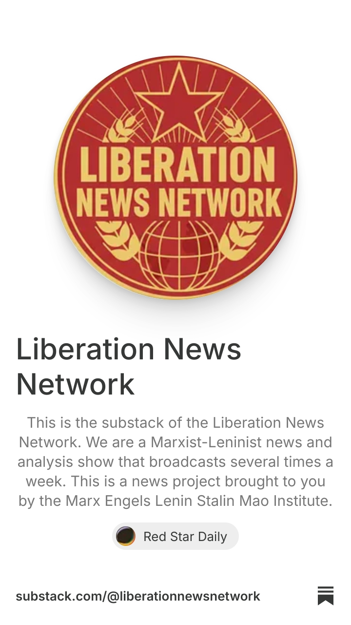 Liberation News Network | Substack