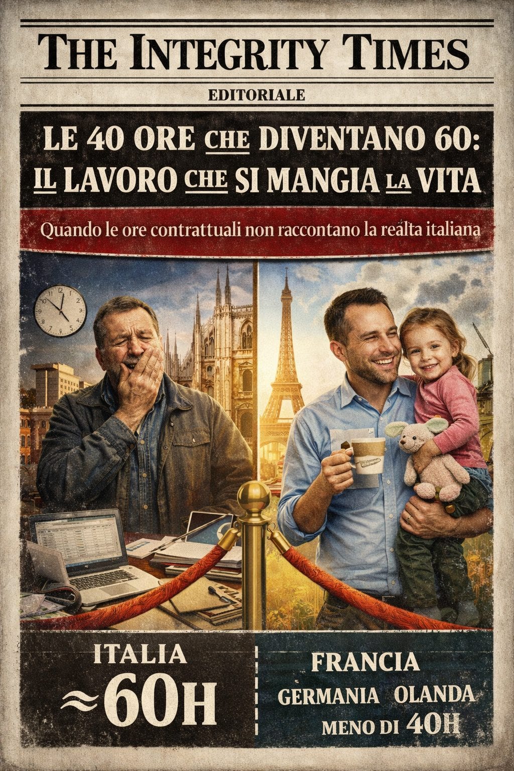 Illustrazione: Quando lavorare non conviene più Illustrazione: Quando lavorare non conviene più