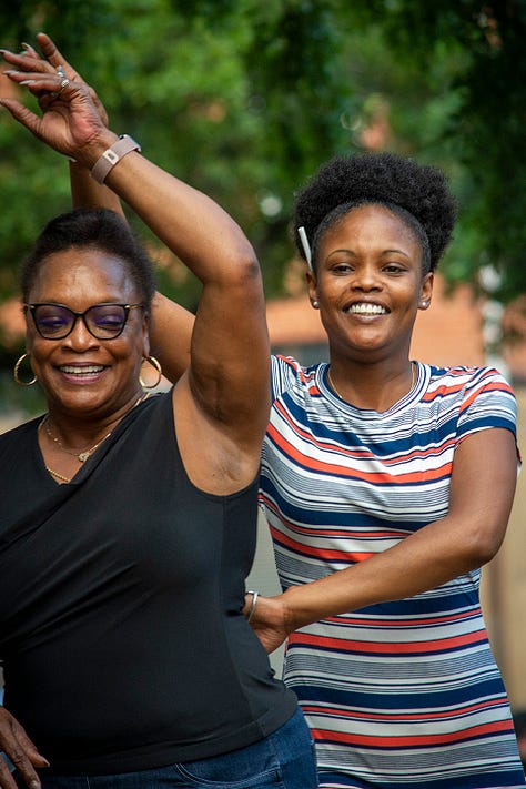 A party in the park and everybody's welcome