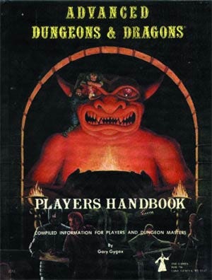 Advanced Dungeons & Dragons First Edition Premium Players Handbook HC -  Midtown Comics