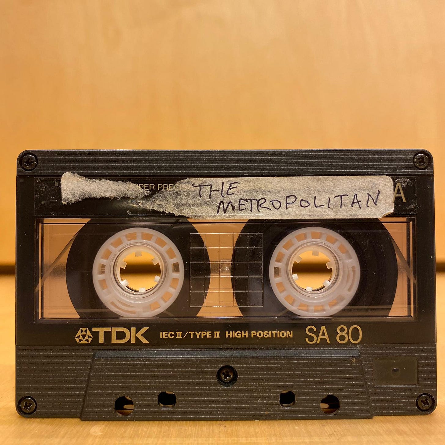 Tape cassette labelled 'The Metropolitan'