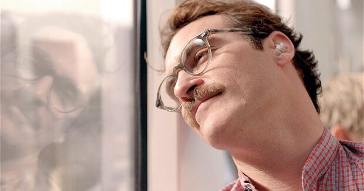 Joaquin Phoenix as Theodore Twombly in “Her” / The Telegraph