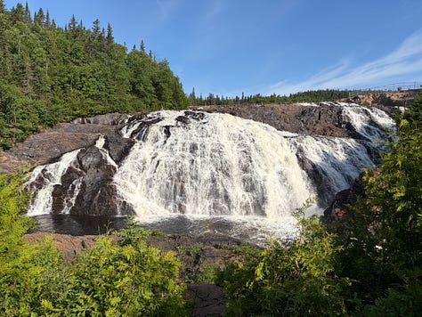 Middle Silver Falls, Magpie Falls, and the Aguasabon Falls and Gorge
