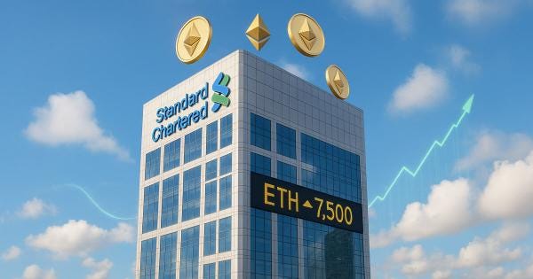 Why Standard Chartered now sees Ethereum hitting $25,000 within 30 months Why Standard Chartered now sees Ethereum hitting $25,000 within 30 months