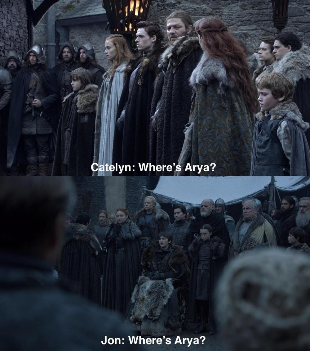Arya, jak to Arya. Arya, jak to Arya.