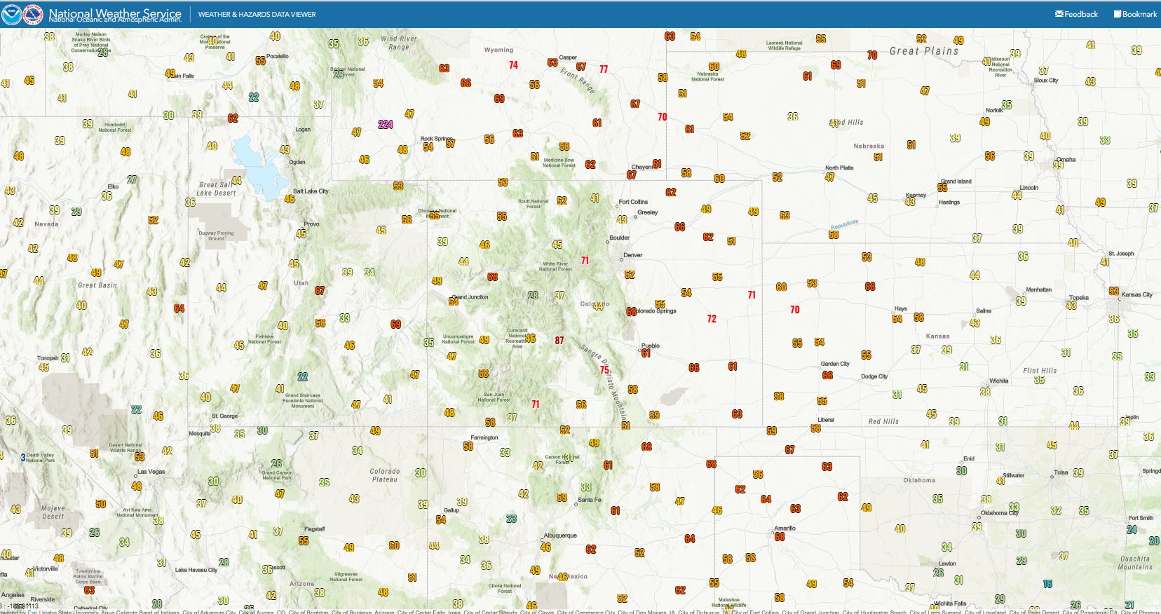 Widespread strong winds cause dangerous travel and large, fast moving ...