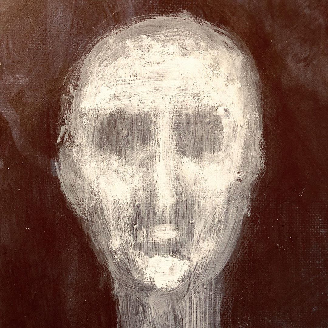 A man's head