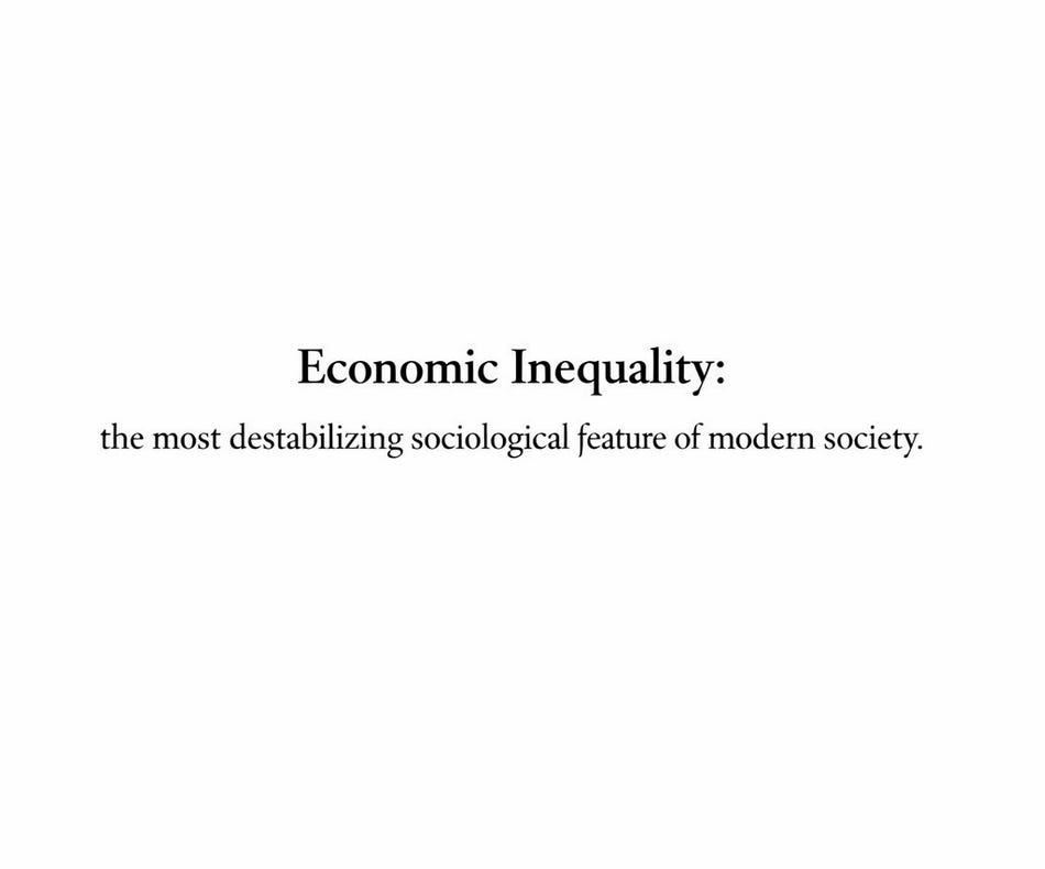 Economic Inequality: - Peter Joseph: Substack