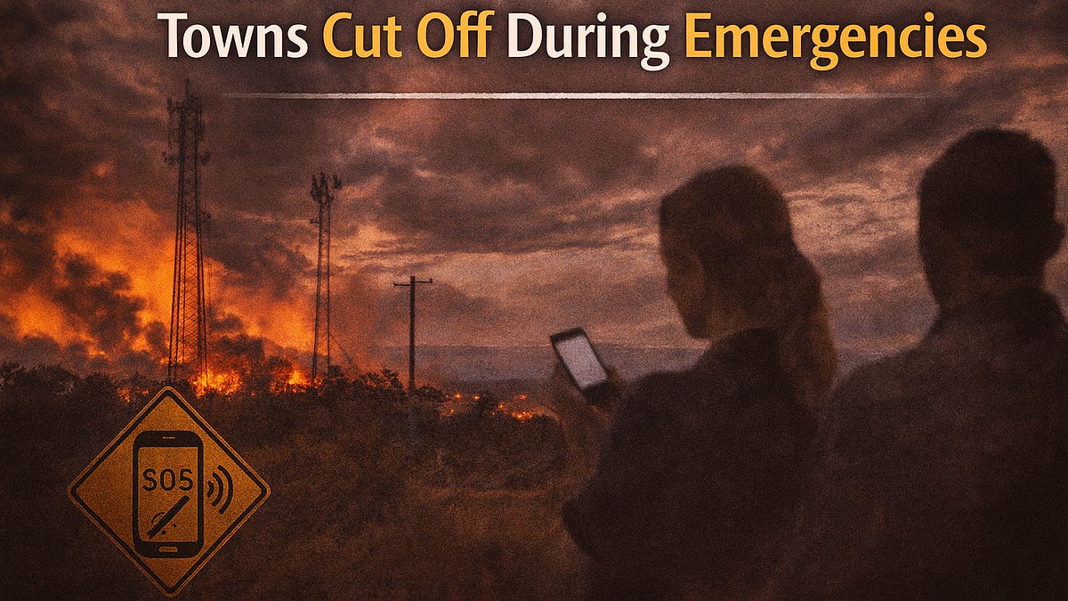 Regional Phone Outages Leave Towns Cut Off During Emergencies