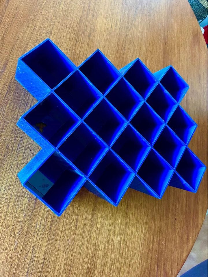 Product photo of Vintage 70s Copco Spice Rack Space Age Danish Modern