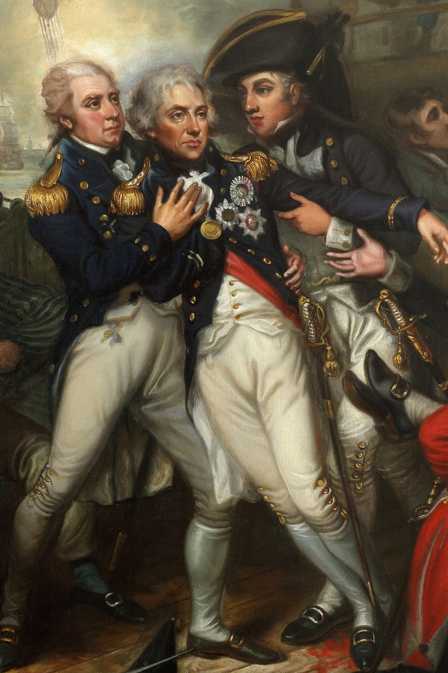 Lord Nelson's Victory off Trafalgar” rediscovered painting by American  artist Mather Brown « Martyn Downer