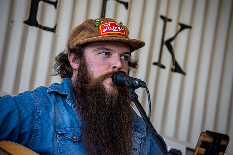Clint Vines performing at Salt Creek Inn and Market