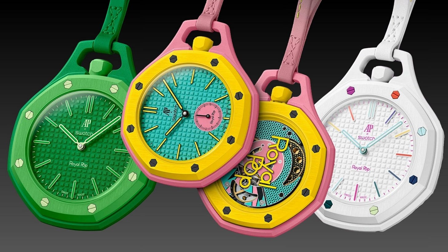 All the New Swatch X Audemars Piguet Royal Pop Watches, Ranked