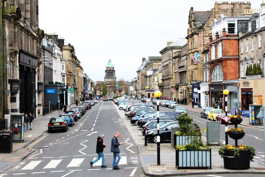 Edinburgh New Town dates from the late 18th-early 19th centuries