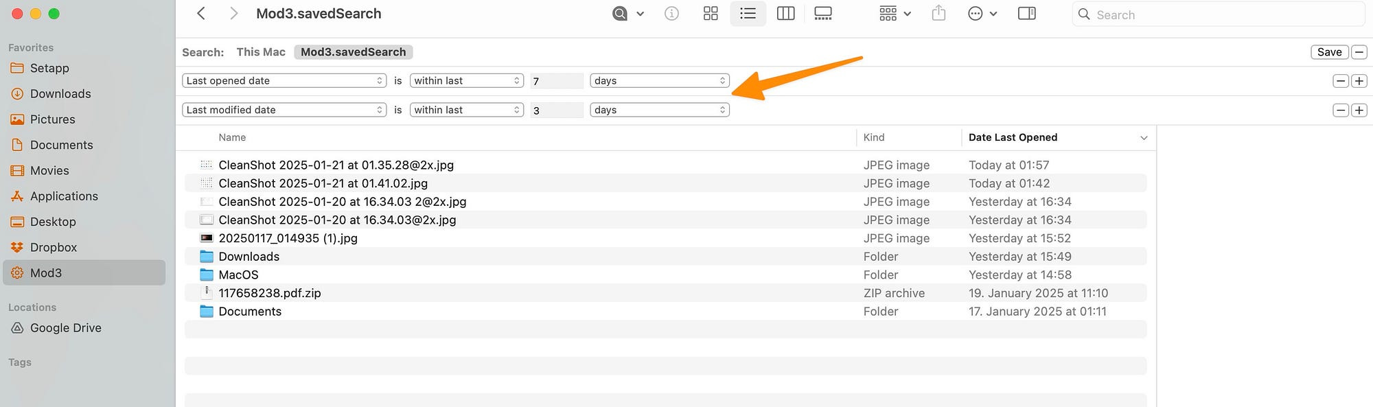 Finder - Screenshot by Author