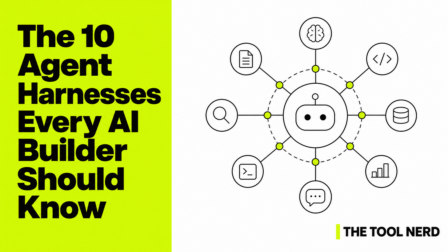 The 10 Agent Harnesses Every AI Builder Should Know