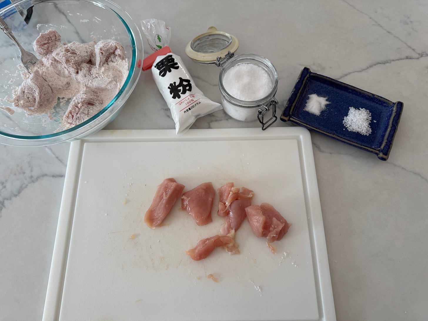 ingredients for homemade chicken nuggets