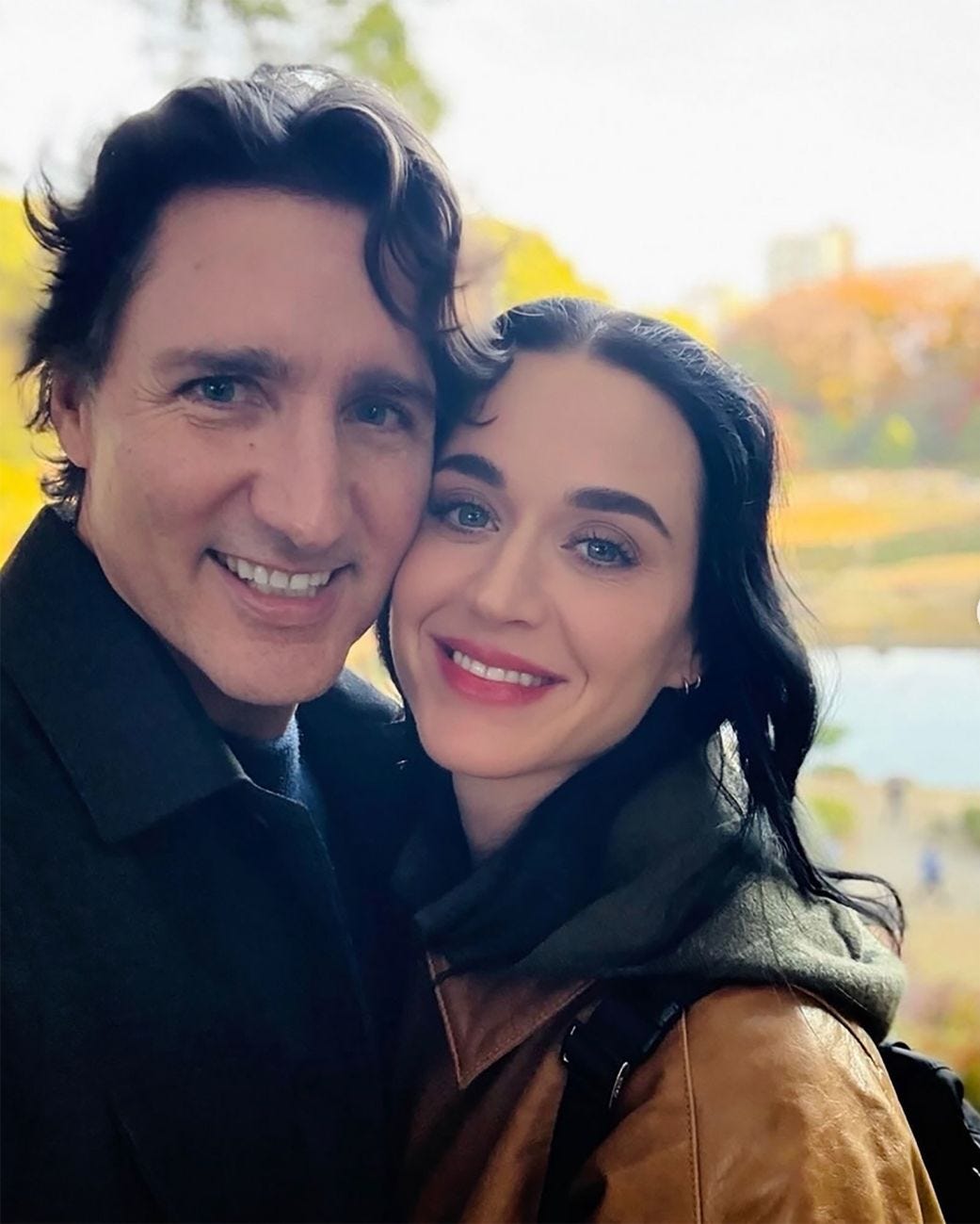 Justin Trudeau and Katy Perry appeared to confirm their relationship in a series of snaps posted on Instagram.