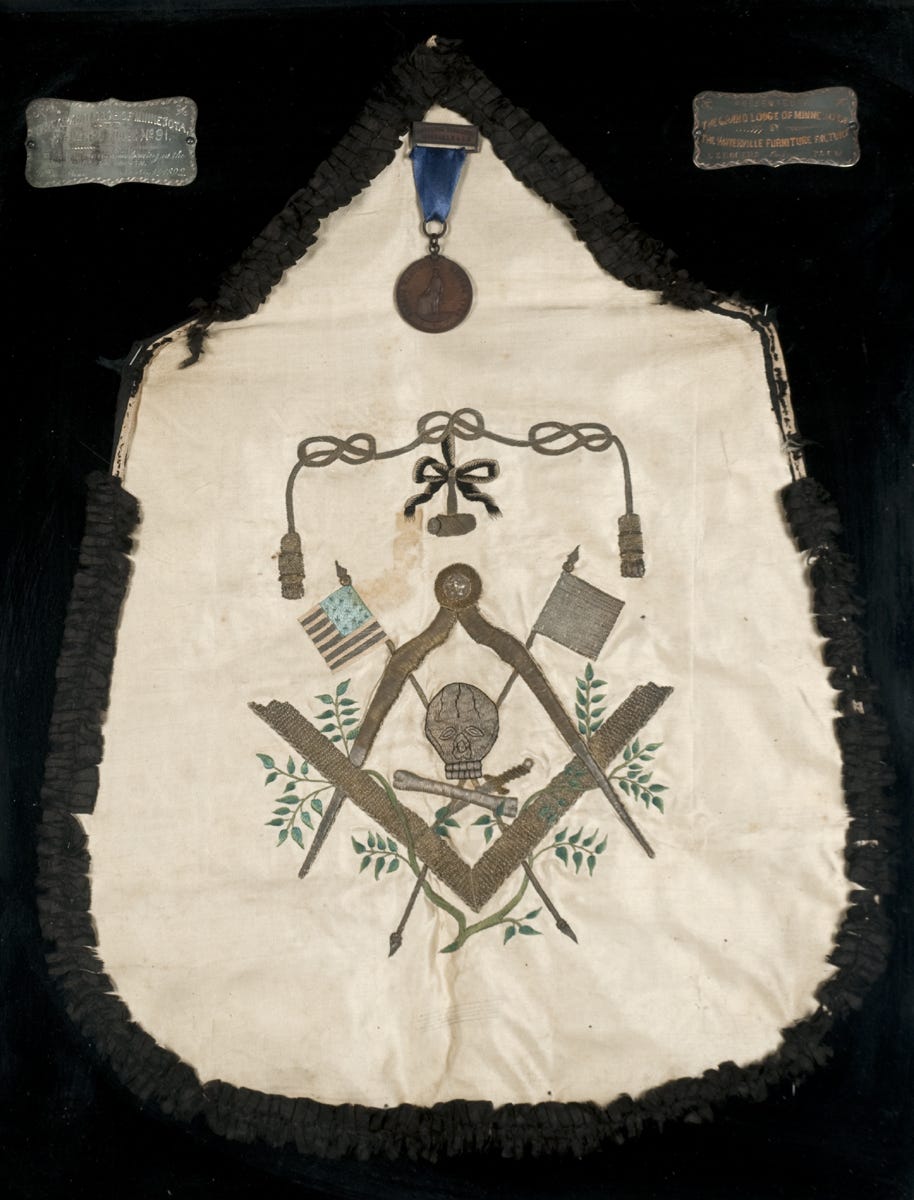 George Washington Masonic Apron